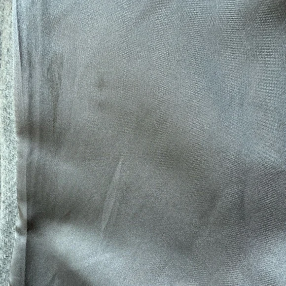 J. Crew Gray and Silver Puffer Coat with Faux Fur Collar - Picture 8 of 8